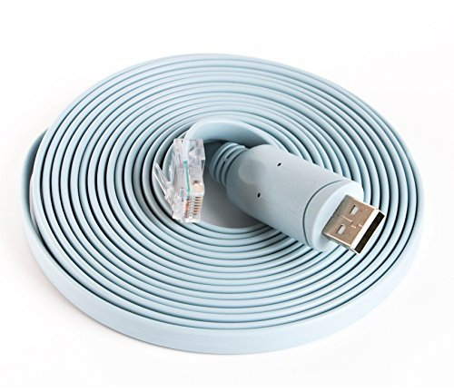 Cavo FTDI USB RS232 seriale COM a RJ45 maschio, cavo rollover per router Cisco (3,5 m)