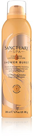 Sanctuary Spa - Gel doccia schiumoso con oli naturali, vegan e cruelty free, 200 ml