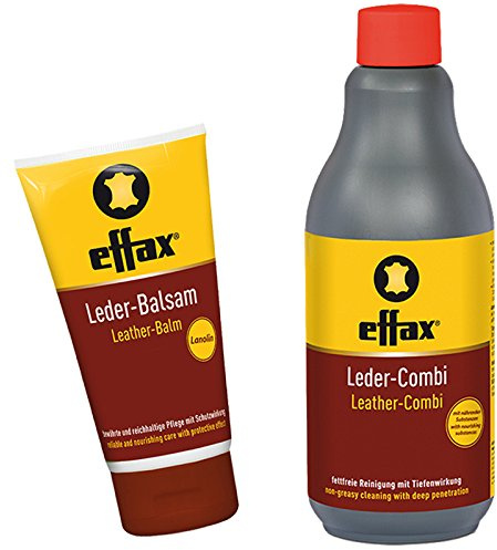Effax 4277 4263 Lederpflege Set - Balsam 150ml & Leder Combi 500ml