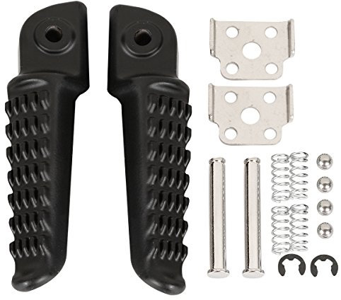XMT-MOTOR Repose-pieds Moto Passager Arrière Pédales Pied Peg pour Kawasaki Ninja ZX-6R ZX-9R 98-13 ER6N EX650 ZX14 06-13 ZX636 03-06 ZX10R 04-13 ZX12R 00-06 EX250 08-13