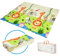 COSTWAY Baby Spielmatte faltbar, Babymatte doppelseitig, Krabbelmatte aus XPE Material, Krabbeldecke, Spielteppich für Babys, Säuglinge und Kleinkinder, 200 x 180 cm (Grün)