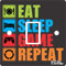 PCSL Light Switch Sticker/Decal - SW004 - Eat Sleep Game Repeat