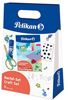 Pelikan Bastel-Set, 5-teilig in Tasche, Mehrfarbig, 701136