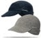 TrailHeads Mütze Damen – Fleece Cap Damen Pferdeschwanz – Wintermütze - Trailblazer Reflektierende Sport Winter Mütze mit Loch für Zopf - Schwarz & Grau meliert 2er-Pack