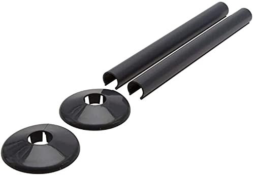 GENUEN® x 2 Talon Snappit for Towel Rail Radiators Pipe Covers and Collars (Anthracite Grey 500mm)