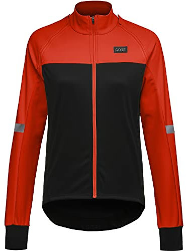 GOREWEAR Phantom Jacke Damen, Black/Fireball, 34