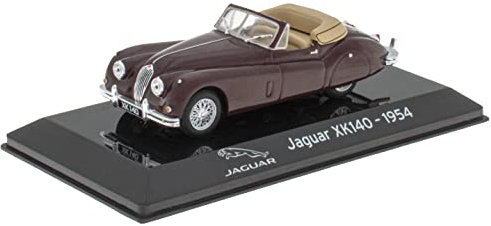 OPO 10 - Auto 1/43 Sammlung Supercars Kompatibel mit Jaguar XK140-1954 - UP078