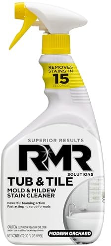 Industrial-Strength Mold & Mildew Stain Remover - No-Scrub Foam Cleaner - 32 Fl Oz - Modern Orchard Scent by RMR