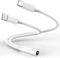Lightning to 3.5 mm Headphone Jack Adapter,[Apple MFi Certified] iPhone Headphones Aux Audio Dongle+USB Type C to 3.5 mm Jack Female Adapter for iPhone 16 15 14 13 Pro Max 12 11 XS XR 8 7 S23 S22