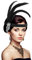Molain 1920er Flapper-Stirnband, Feder-Kristall-Stirnband 20er-Jahre-Kopfschmuck-Zubehör für Frauen Gatsby-Kostüm-Mottoparty, Cocktailparty-Haar-Accessoires für Frauen