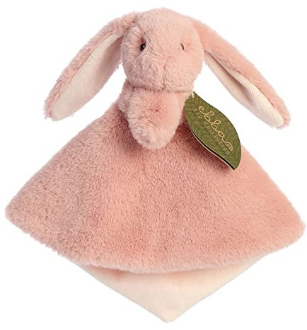 Aurora, 23324, Ebba Baby Eco Brenna Lapin Doudou, 30cm, Peluche éco-Responsable, Rose