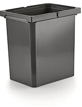 Naber Mülleimer | Modell 8012329 | Volumen 15.5L | 230 x 302 x 326 mm | Kunststoff Anthrazit