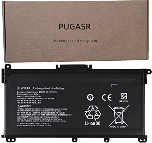 PUGASR HW03XL Laptop Akku Kompatibel mit HP 255 470 G8 Pavilion 15-EG 15-EH 17-CN 17-CP 15t-eg000 eg0xxx eh0000 eg0073cl eg0048nr eg1025cl eg1053cl eg1073cl eg0053cl 17-cn0000 cp000 HWO3XL