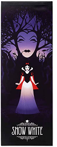 Open Road Brands Disney Schneewittchen und böse Königin Galerie gewickelte Leinwand Wanddekoration – großer Disney-Bösewicht Wandkunst für Heimdekoration