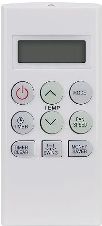 ALLIMITY Replace Remote Control fit for LG Air Conditioner AC A/C AKB73756214 EP08G11B CP24G30A