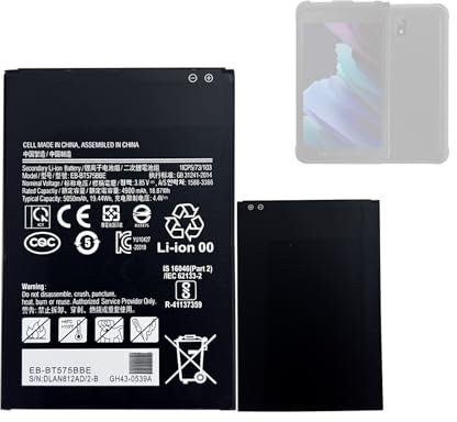 HIGHAKKU Batteria di ricambio EB-BT575BBE compatibile con Samsung Galaxy Tab Active 3 SM-T570, T575 GH43-05039A
