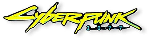 KOZUKI Vinyl Sticker Cyberpunk Decal Water Proof Reflective for Car & Laptop (Yellow+Black+Blue)