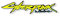 KOZUKI Vinyl Sticker Cyberpunk Decal Water Proof Reflective for Car & Laptop (Yellow+Black+Blue)
