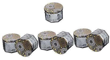 Operitacx 7piezas Frascos Para Velas Aromáticas Contenedores Para Fabricación De Velas Recipientes Reutilizables Para Decoración y Almacenamiento De Dulces Para Manualidades y Suministros
