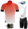 VOXCAUTQ Herren Fahrradtrikot,Kurzärmliges Set,Herren Kurzarm Fahrrad Trikot Set mit 9D-Gel-gepolsterten Shorts, Fahrradbekleidung Set für Mountainbikes (XL,Typ-5)