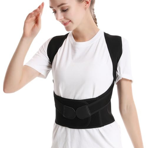 WUSANNA Haltungskorrektur, RüCkenstüTze Posture Corrector Men RüCkengurt Geradehalter,Ruckenhalterung Korrektur Posture Corrector Women,Camelback KorrekturgüRtel,ErhäLtlich füR MäNner und Frauen (XL)
