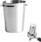 58mm Dosing Cup, Coffee Accessories Barista Espresso Dosing Cup, Fits 58mm Barista Portafilter, Stainless Steel Coffee Dosing Cup, 58mm Dosing Funnel Espresso Coffee Machine Accessories for Barista
