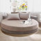 Wasserdichter Matratzenschoner, Kingsize, Doppelbett, rund, Matratzenauflage, Spannbetttuch, 180 cm Durchmesser