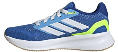 adidas Unisex niños RUNFALCON 5 Shoes Junior, Bright Royal/FTWR White/Lucid Lemon, 38 EU