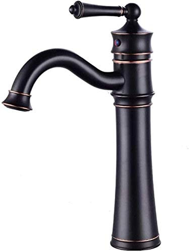 GSZCCZS Waschbeckenarmaturen, Wasserhähne, Kupfer Antiker Heiß- und Kaltwasserwaschtischhahn Badezimmer Badezimmerwaschen Retro Wasserhahn Elegant
