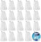 20 Bolsas colectoras de Repuesto, Bolsas de Filtro para aspiradoras de Piscina, aspiradora de Piscina para atrapar Hojas escombros pequeños, Bolsa de Malla de Limpieza con cordón