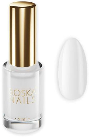 Boska Nails Smalto classico Anabel n. 657 French Manicure 9ml Bianco Brillante Alta Opacità Lunga Durata Finitura Lucida