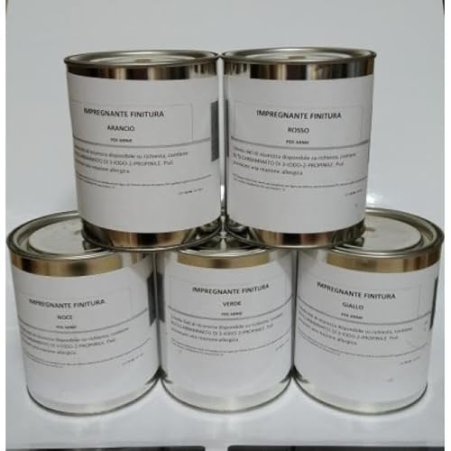 APICOLTURA.COM Vernice per Arnie (impregnante+Finitura) 1 kg (Arancione)