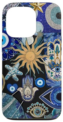 Evil Eyes Charm For Protection Collage Case for iPhone 13 Pro