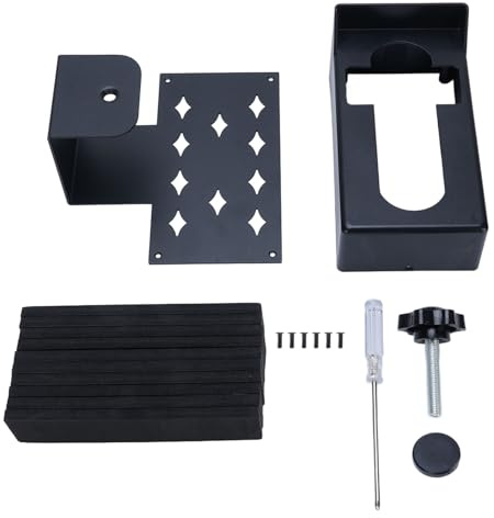 SYUULCOI Anti Theft Video Doorbell Mount, for Apartment, Dormitory, Rental House, Punchless Installation, ABS Stainless Steel Bracket, Easy to Install, Secure Mounting, No Drilling