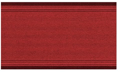 Internethandel Pfordt Schmutzfangmatte Living Rot, 450x80 cm | Fußmatte, Läufer und Sauberlaufmatte aus 100 % Polypropylen, gummierte Rückseite, antistatisch, für den Innenbereich