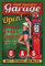Schatzmix 20x30 cm Garage Open Pin up Girl Tankstelle Zapfsäule Benzin Gas Service Metall Schild Blechschild, Blech, Mehrfarbig