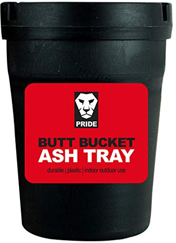 4X Cigarette Butt Ashtray Bucket Self Extinguishing Bin Tray Ideal for Vehicle or Outdoor Table