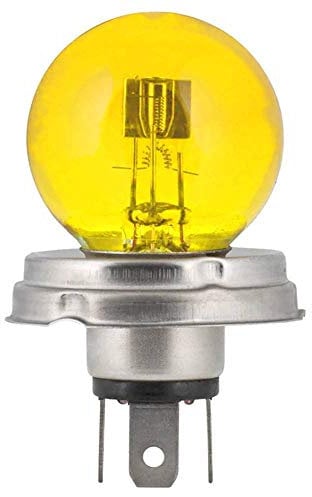 AMPOULE 12V 45/40W P45T R2 JAUNE VOITURE MOTO ANCIENNE COLLECTION PHARE FEU CROISEMENT ROUTE 2CV