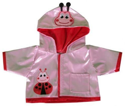Manteau de pluie rose pour ours en peluche 40 cm