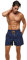 ShopINess Costume da Bagno da Uomo per Spiaggia e Piscina ad Asciugatura Rapida con Fodera in Rete Fantasia (Palme, 2XL)