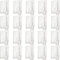 Gancio autoadesivo per bastone, 20 x trasparente, misura 24 x 16.5 mm, ganci per tenda, ganci per zanzariere, gancio adesivo per tende a finestra, aggancio per bastoni su finestre in PVC, curtain hook