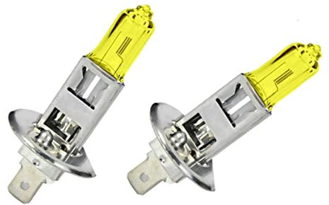 2x Jurmann H1 100W 12V Golden Vision Gelb Yellow Ersatz Halogen Birne für Scheinwerfer, Fernlicht, Abblendlicht, Nebelscheinwerfer - Off-Road