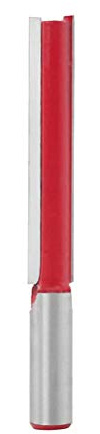 BOZONLI 1/2 Shank Straight Router Cutter Bit, Extra Long Two Flute Straight Router Bit Woodworking Cutter,Cutting Length 76.2mm