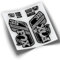 Stickers Fourche Fox 38 Performance 2021 Bicolor WP438 Argent