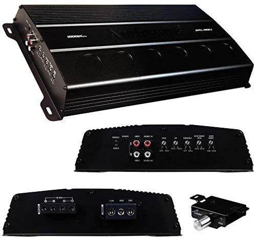 Audiopipe APEL-1800.1 1800W Monoblock Class D 1-Ohm Stable Car Audio Amplifier