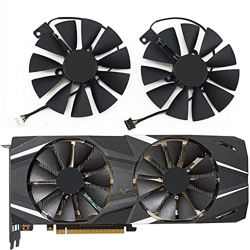 DOTODO 87MM FDC10U12S9-C T129215SH 4-Pin RTX 2060 2070 2080 GPU Karten-Kühler Lüfter für ASUS GeForce RTX2080Ti Gaming Card Fan (1 Paar)