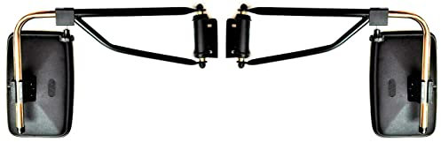 MelTruck® 2x Außenspiegel Seitenspiegel 310x195 mm E20 und Spiegelhalter für LKW BUS Traktor