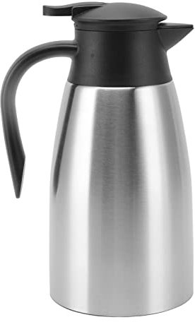 Carafe à Café Thermique, à Eau en Acier Inoxydable 304, Remplacements de Pot Thermique à Café de Type Presse, Pichet à Café de Grande Capacité de 1,5 ou 2 Litres pour Eau Chaude(1.5L)