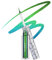 CHARMACY Multichrome Eyeliner Liquid Liner, Glitter liquid eyeliner waterproof, Metallic Intense Color Shifting Colorful Eyeliner, Long wearing, Ultra-Fine Tip Smudge-proof, GREEN INDIGO 905