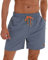 JustSun Costume Uomo Mare Costumi da Bagno Uomo Pantaloncino Surf Costumi Piscina Impermeabile Asciugatura Rapida con Tasche con Zip Grigio 3XL